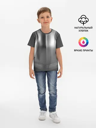 Детская базовая футболка / Доспехи рыцаря