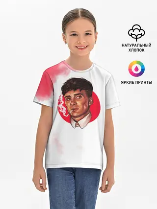 Детская базовая футболка / Томас Шелби Острые козырьки