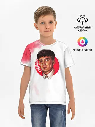 Детская базовая футболка / Томас Шелби Острые козырьки