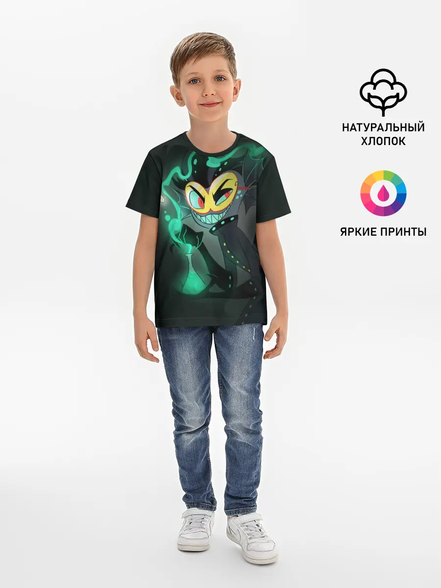 Детская базовая футболка / Отель Хазбин