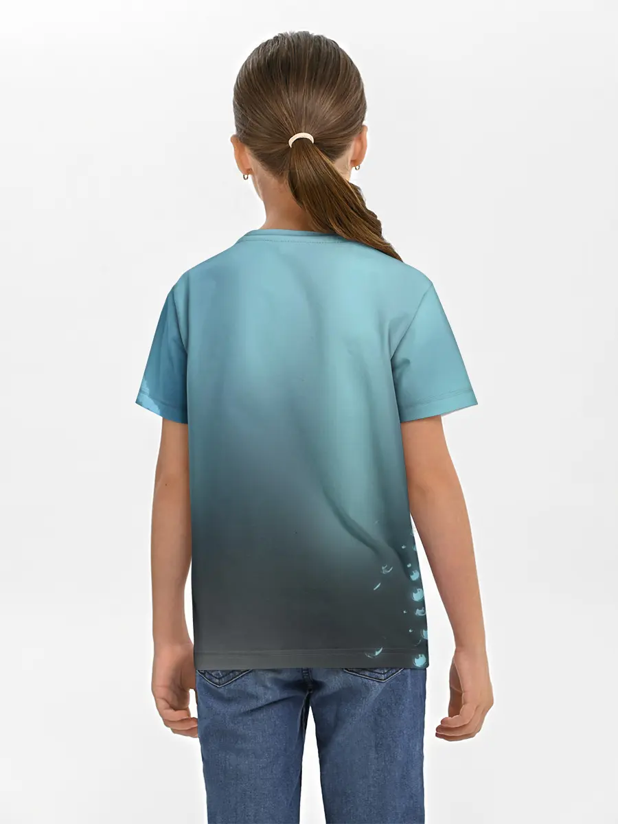 Детская базовая футболка / Водяные свечения