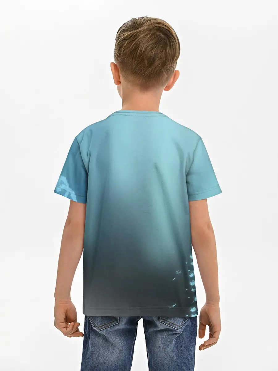 Детская базовая футболка / Водяные свечения