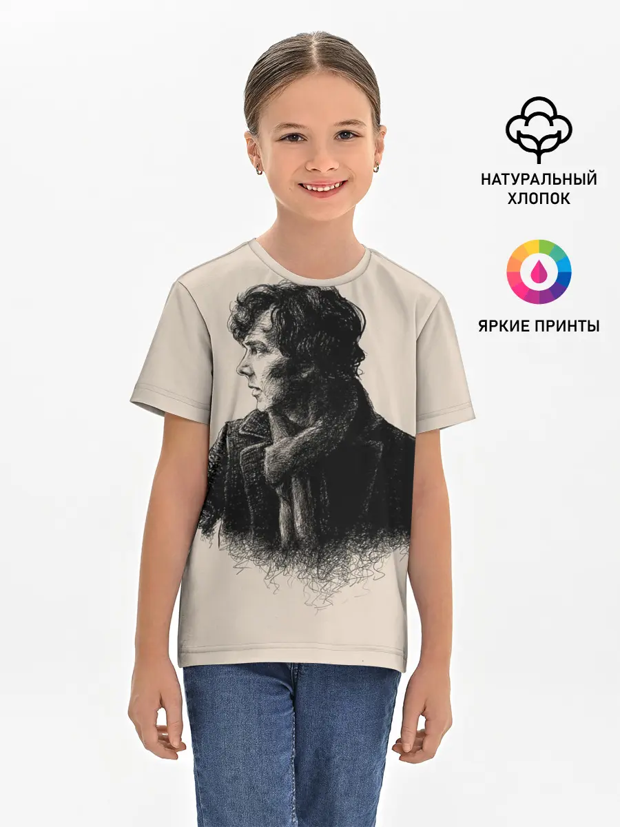 Детская базовая футболка / Sherlock