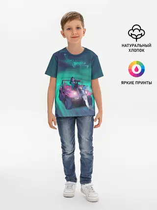 Детская базовая футболка / ЧЕРНОЕ ЗЕРКАЛО