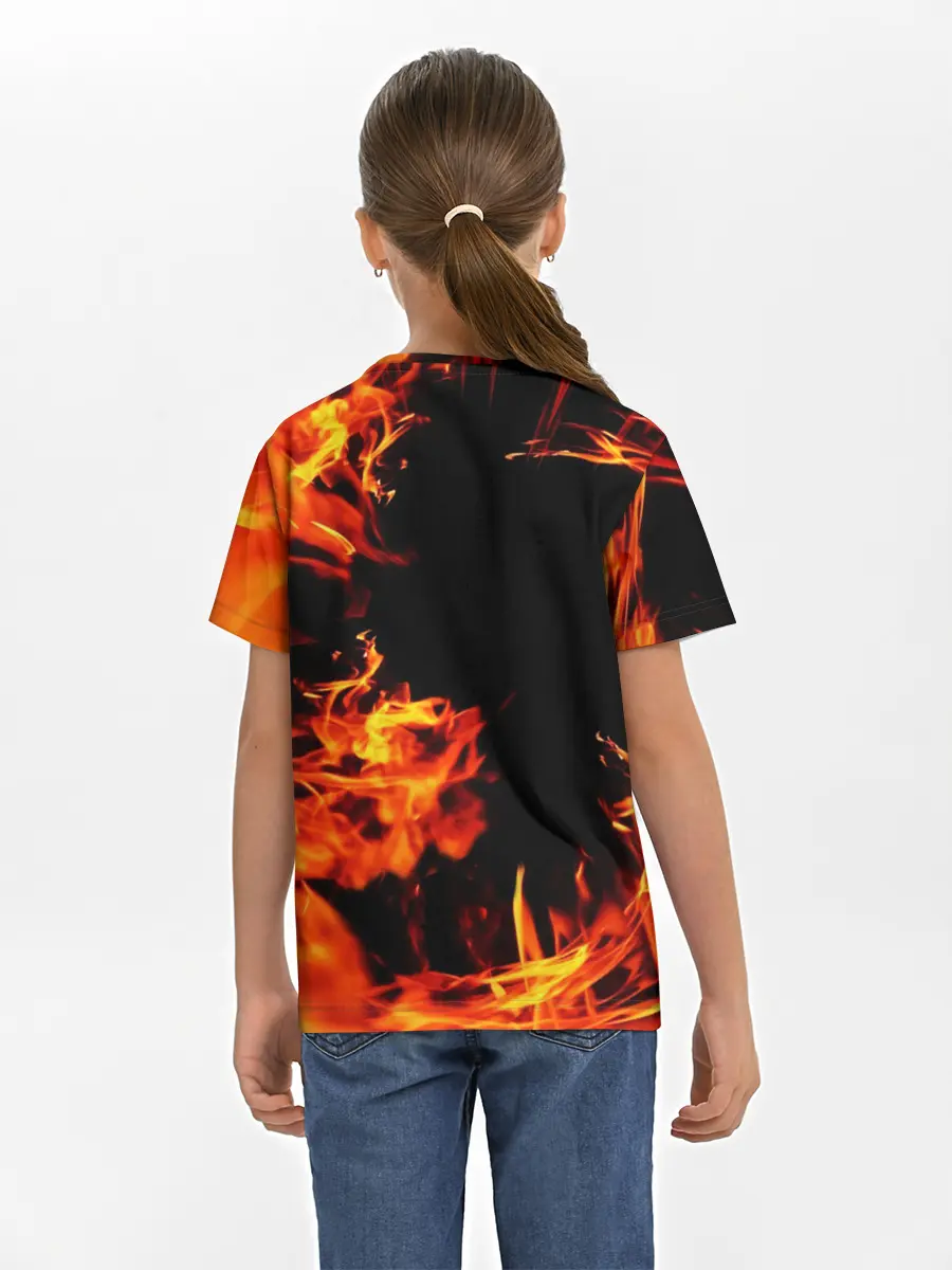 Детская базовая футболка / ОГОНЬ | FIRE