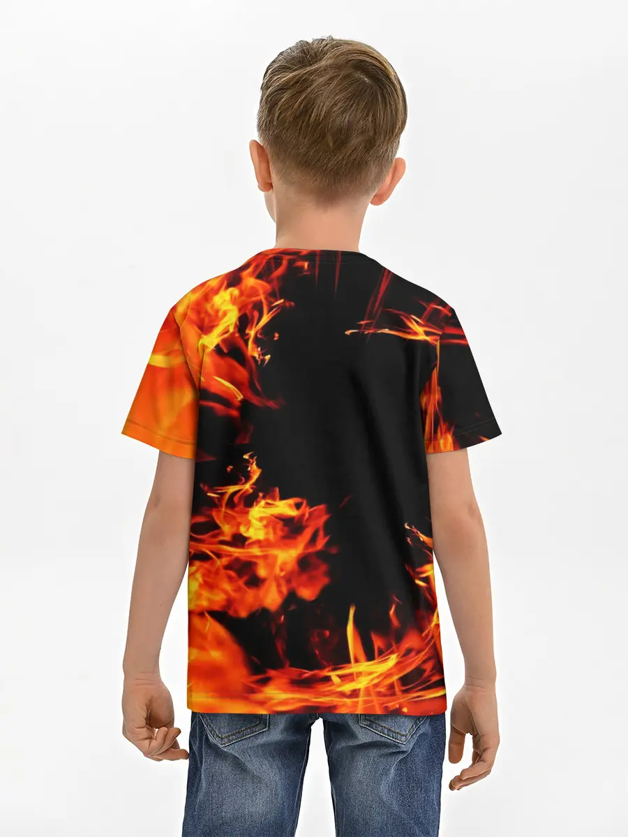 Детская базовая футболка / ОГОНЬ | FIRE