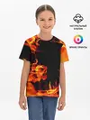 Детская базовая футболка / ОГОНЬ | FIRE
