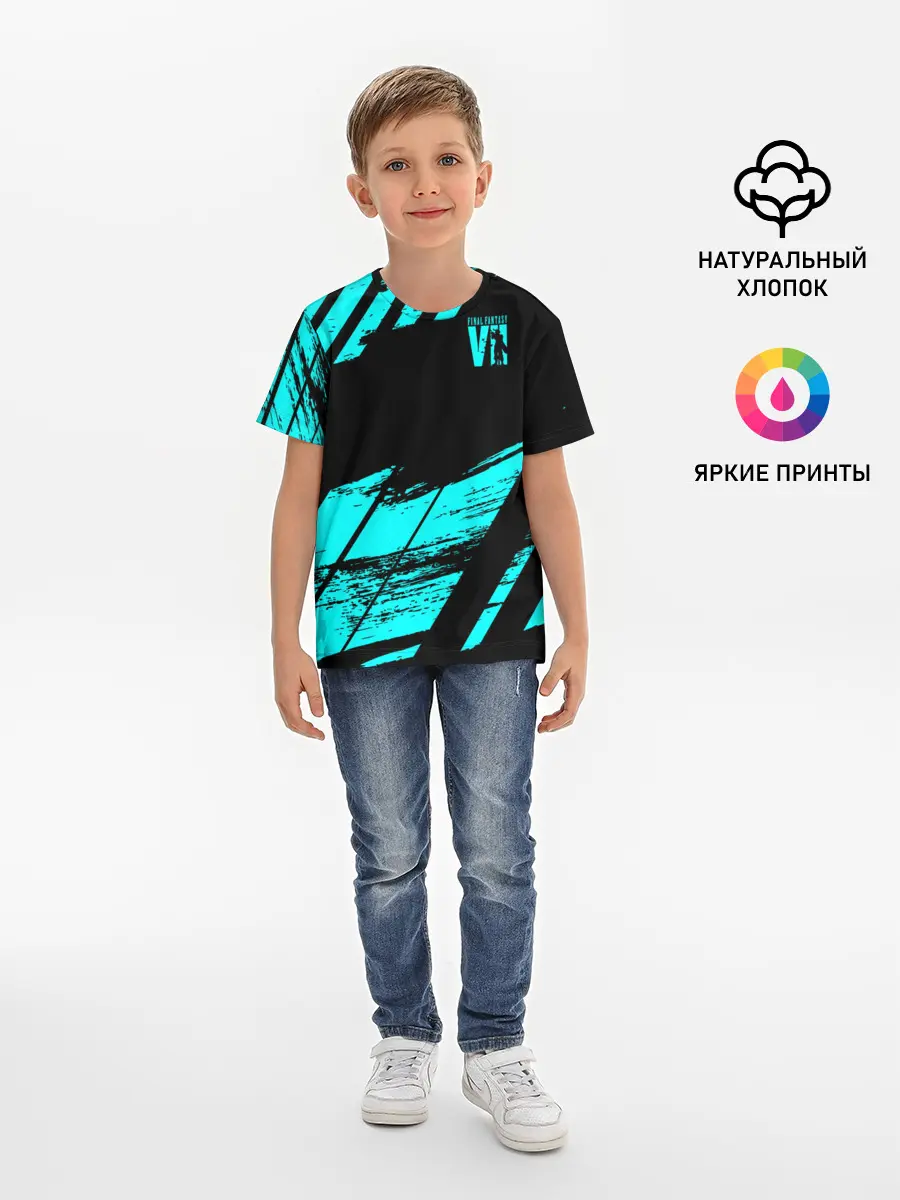 Детская базовая футболка / Final Fantasy Cloud