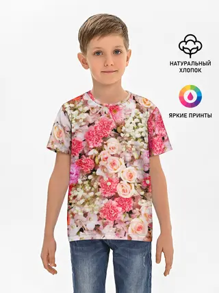 Детская базовая футболка / Розы | Roses