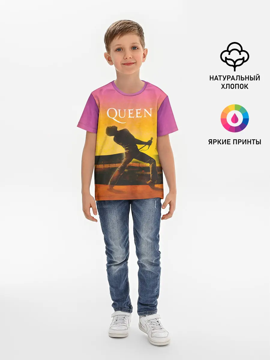 Детская базовая футболка / Queen | Freddie Mercury