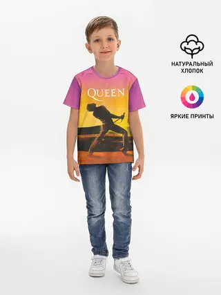 Детская базовая футболка / Queen | Freddie Mercury