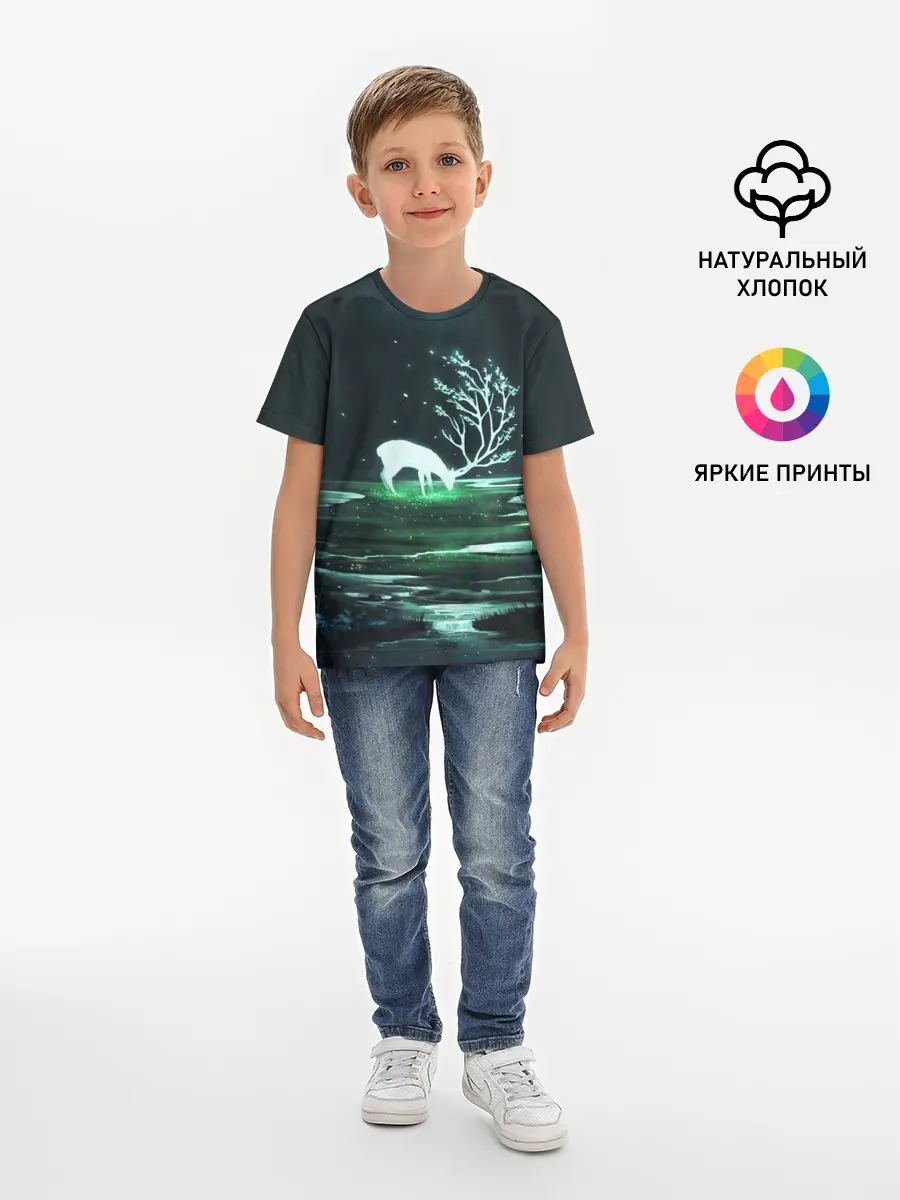 Детская базовая футболка / ОЛЕНЬ