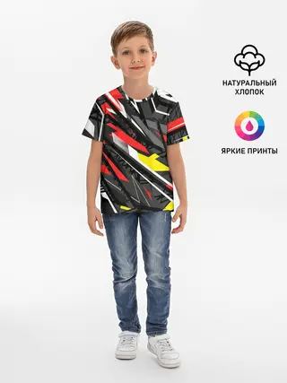 Детская базовая футболка / Фон. Абстракция.