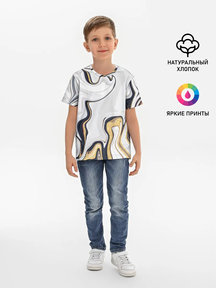 Детская базовая футболка / Абстракция