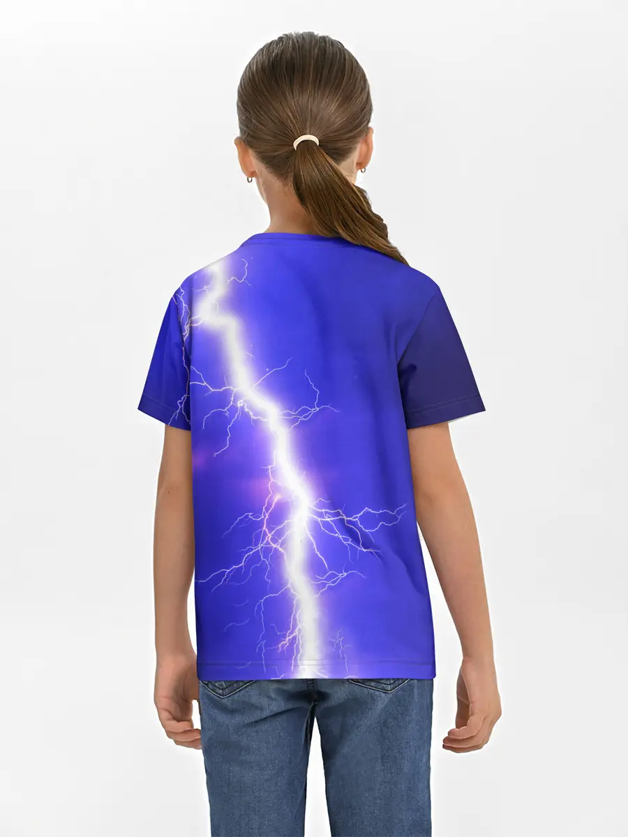 Детская базовая футболка / NEON ELECTRIX