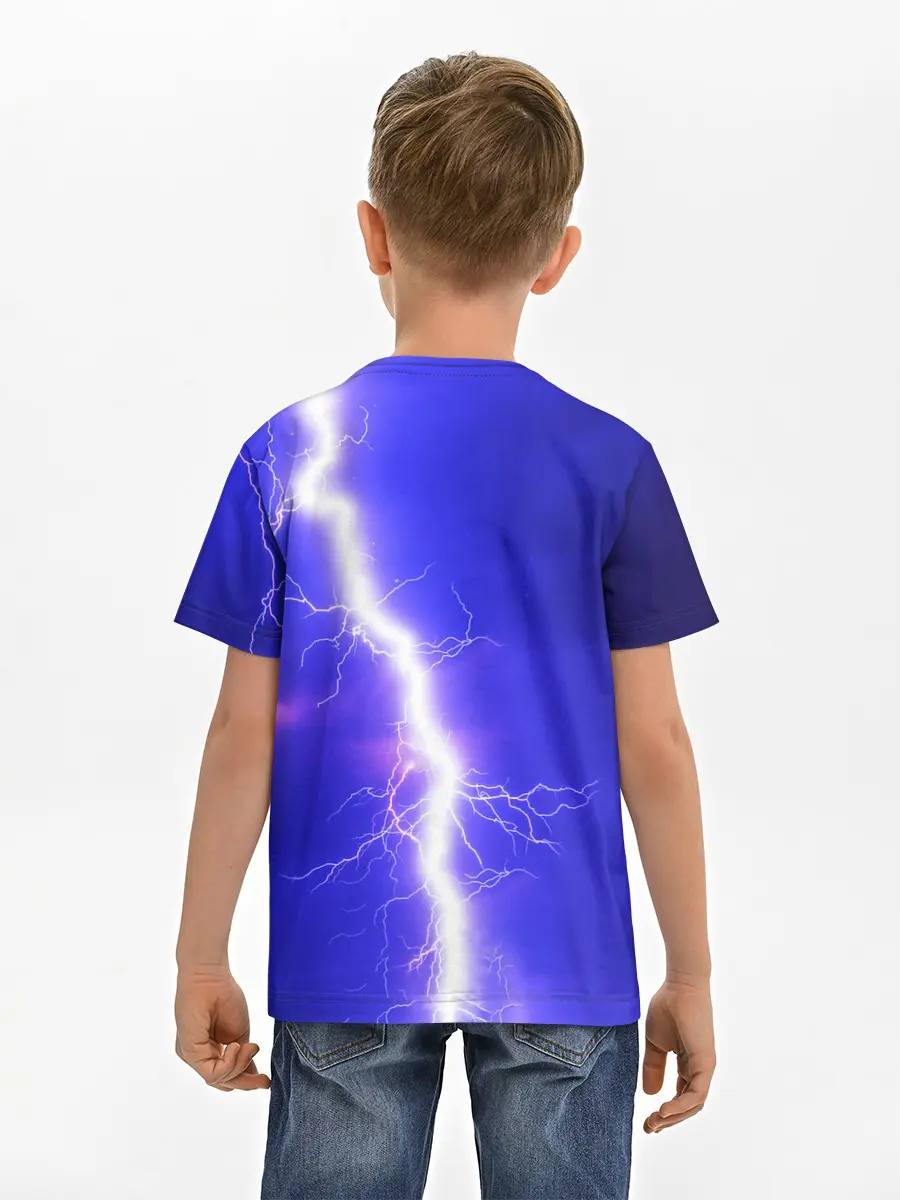 Детская базовая футболка / NEON ELECTRIX