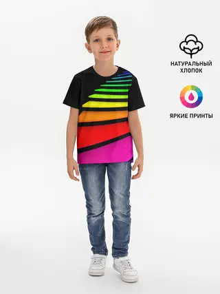 Детская базовая футболка / Лестница