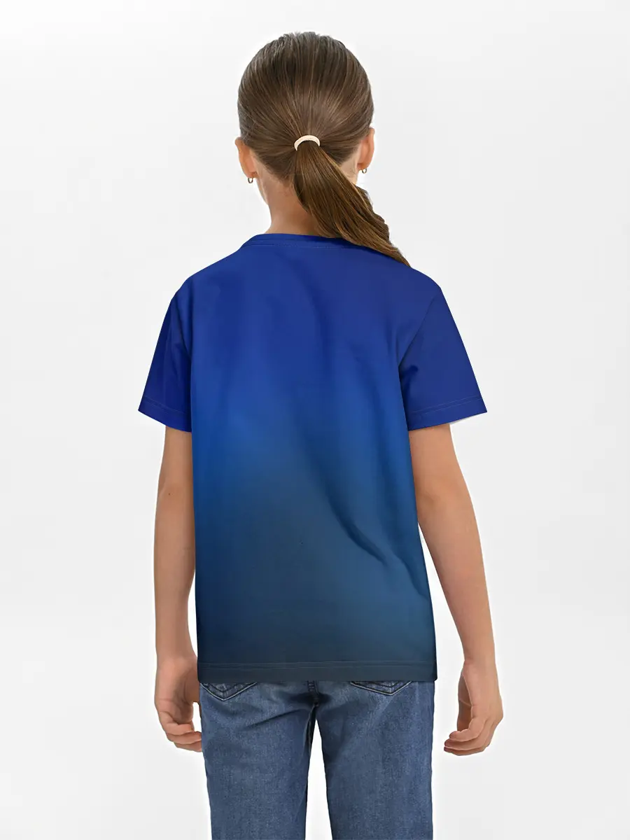 Детская базовая футболка / Аниме ночь