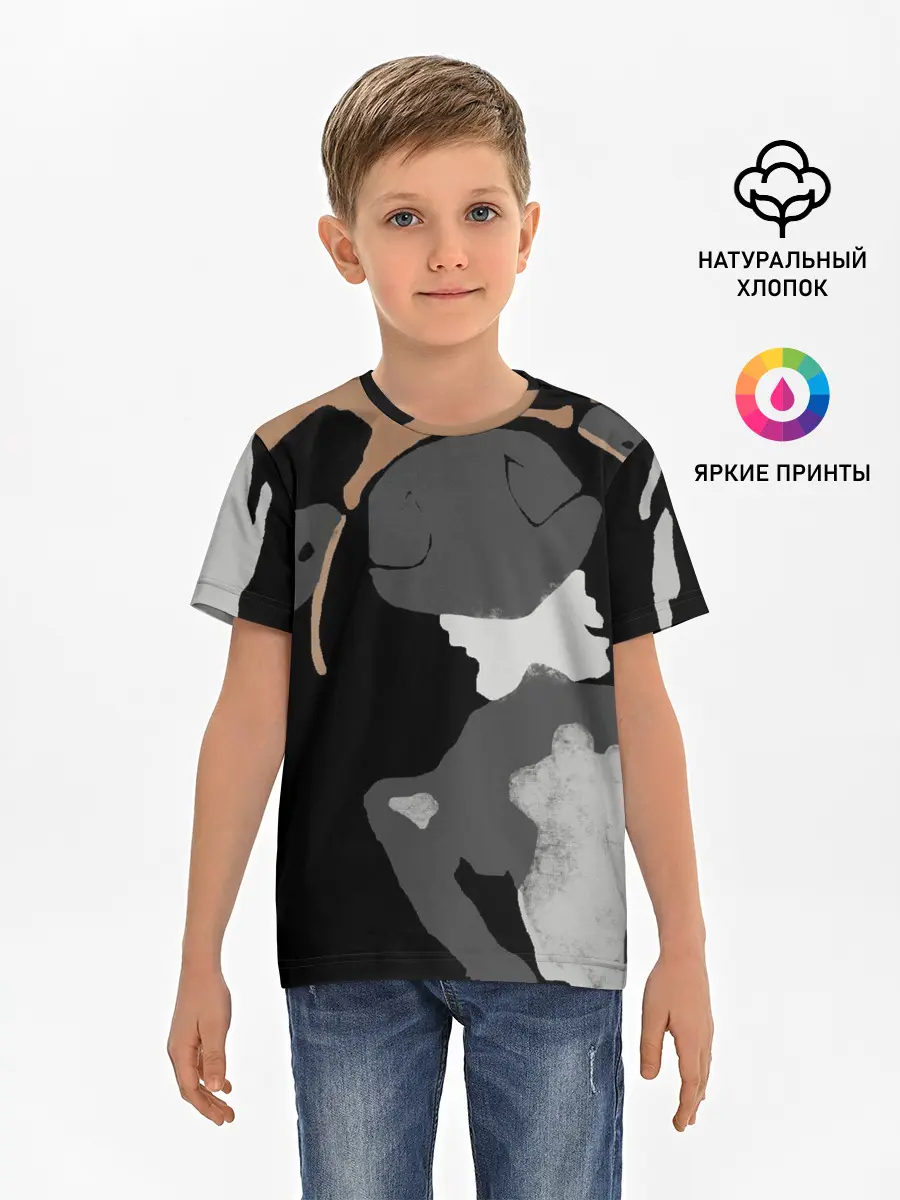 Детская базовая футболка / Shiba Inu