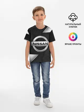Детская базовая футболка / NISSAN / НИССАН / МЕТАЛЛ