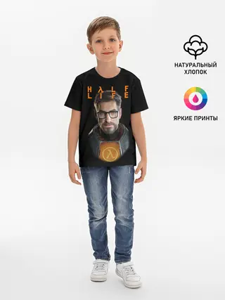 Детская базовая футболка / HALF-LIFE | FREEMAN | ФРИМАН