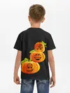 Детская базовая футболка / Хэллоуин смешные тыквы