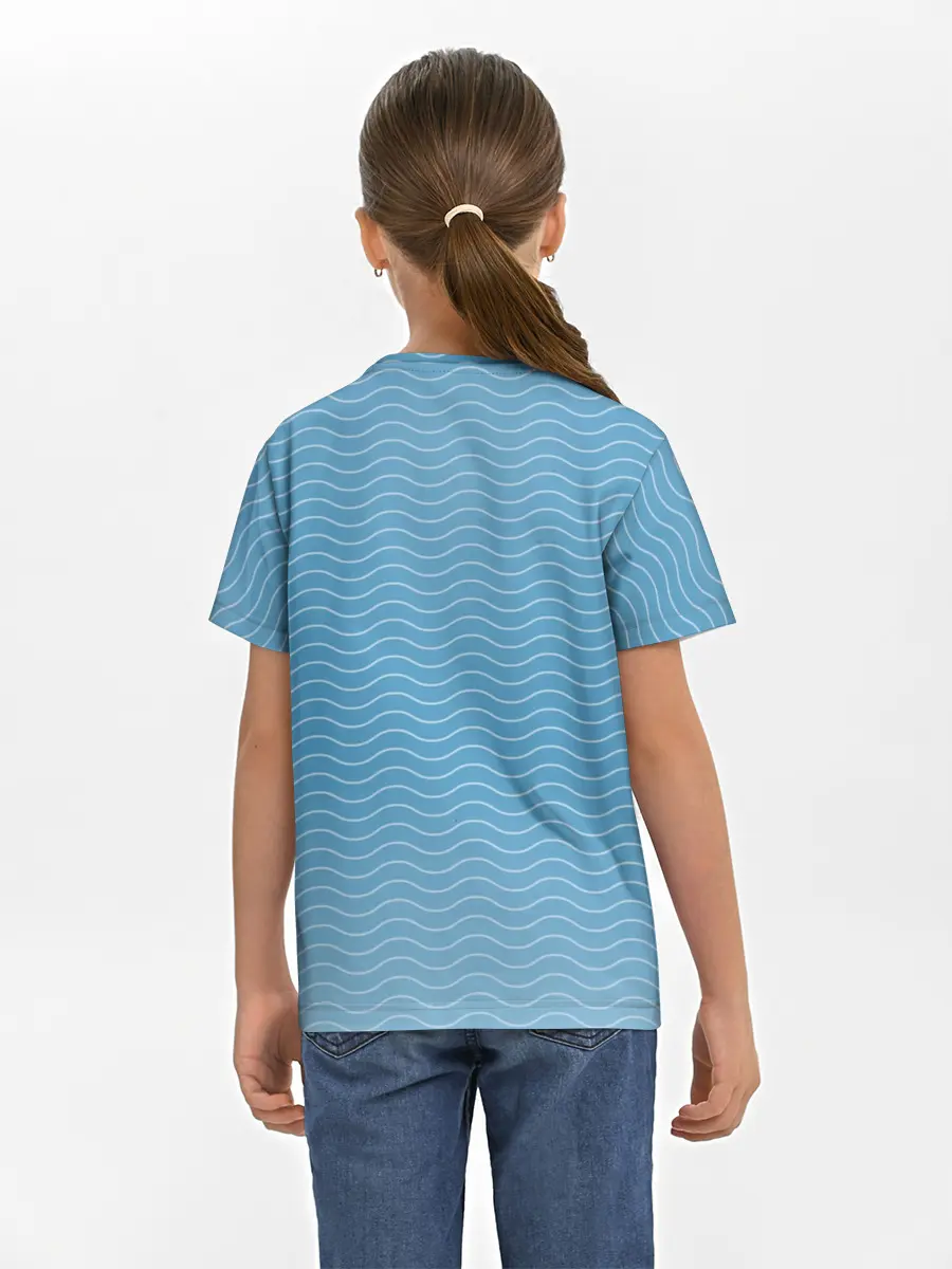 Детская базовая футболка / Пингвин