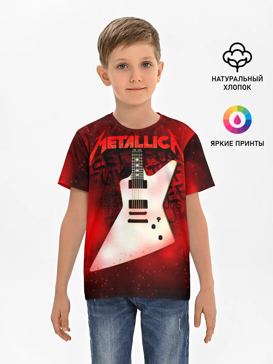 Детская базовая футболка / Metallica