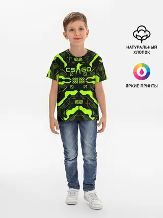 Детская базовая футболка / CS GO