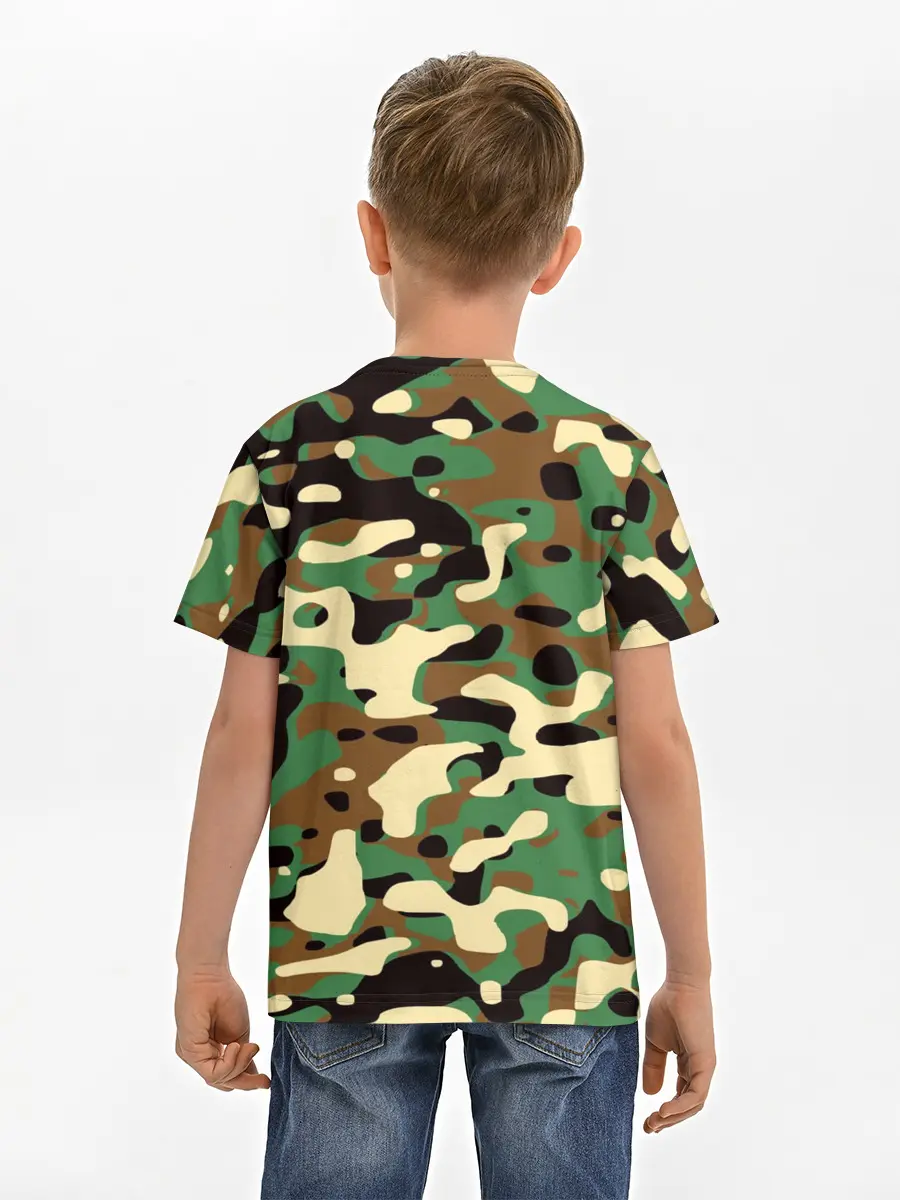 Детская базовая футболка / Камуфляж