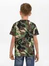Детская базовая футболка / Рыблака камуфляж