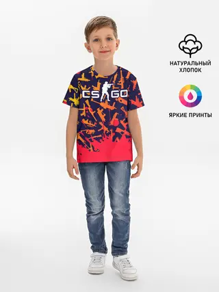 Детская базовая футболка / CS GO | КС ГО