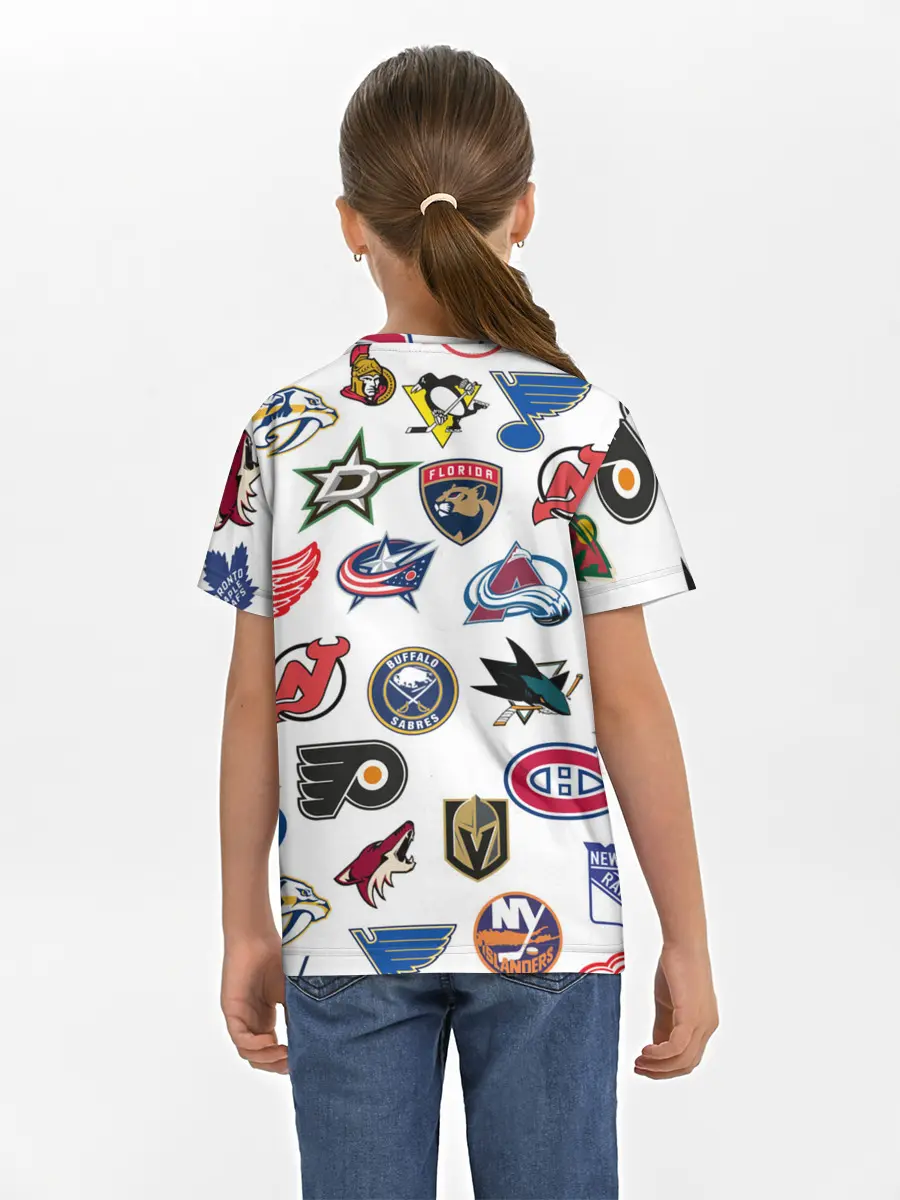 Детская базовая футболка / NHL PATTERN