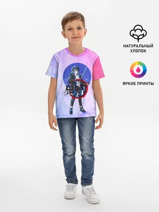 Детская базовая футболка / Клинок рассекающий демонов