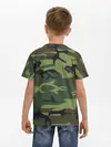 Детская базовая футболка / Военный камуфляж