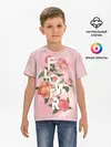 Детская базовая футболка / Flower