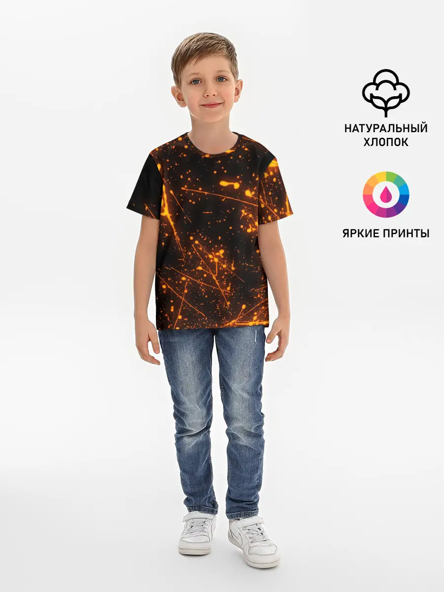 Детская базовая футболка / FLAME | ПЛАМЯ