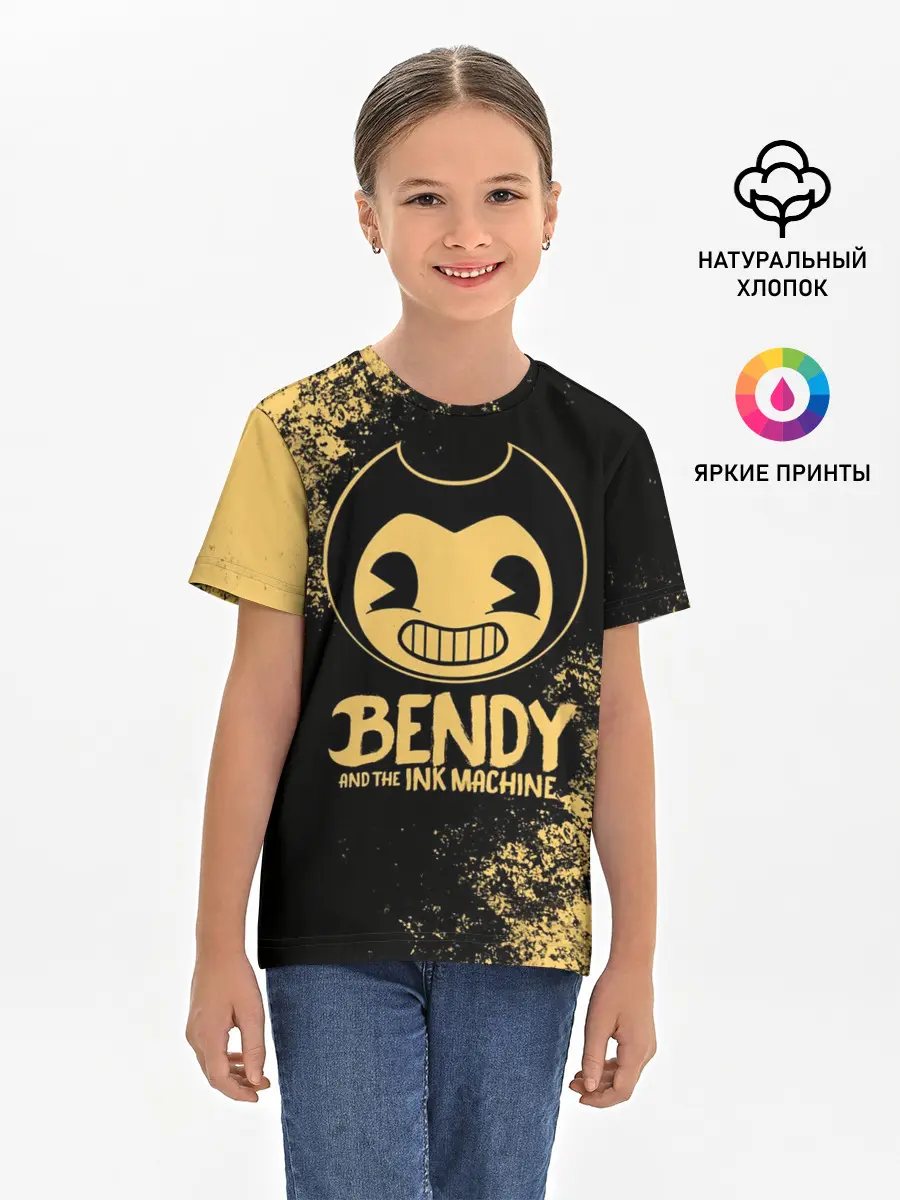 Детская базовая футболка / Bendy And The Ink Machine