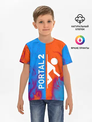 Детская базовая футболка / PORTAL 2