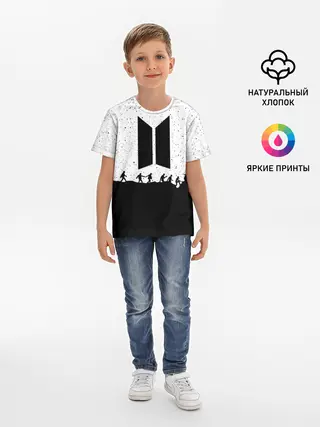 Детская базовая футболка / BTS STARS | БТС ЗВЁЗДЫ