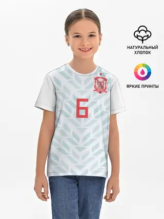 Детская базовая футболка / Iniesta away WC 2018