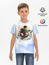 Детская базовая футболка / Танджиро и Незуко Камадо
