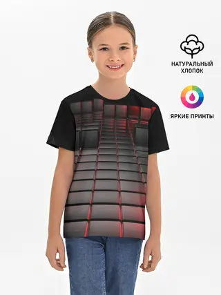 Детская базовая футболка / КАРБОНОВЫЕ ПЛИТЫ