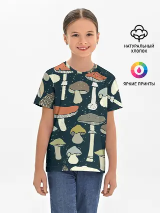 Детская базовая футболка / Загадочный лес