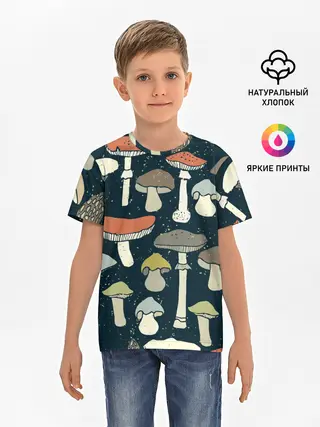 Детская базовая футболка / Загадочный лес