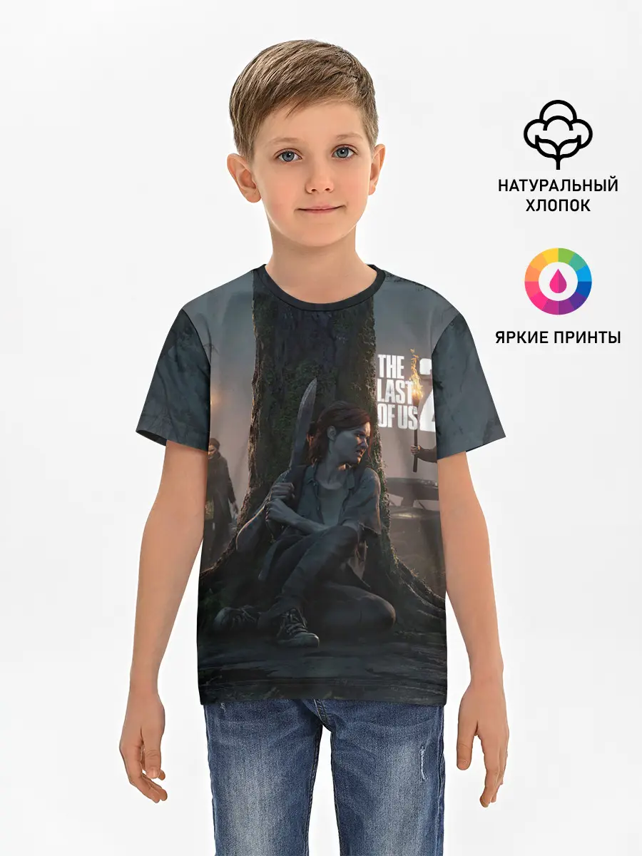 Детская базовая футболка / The last of us 2