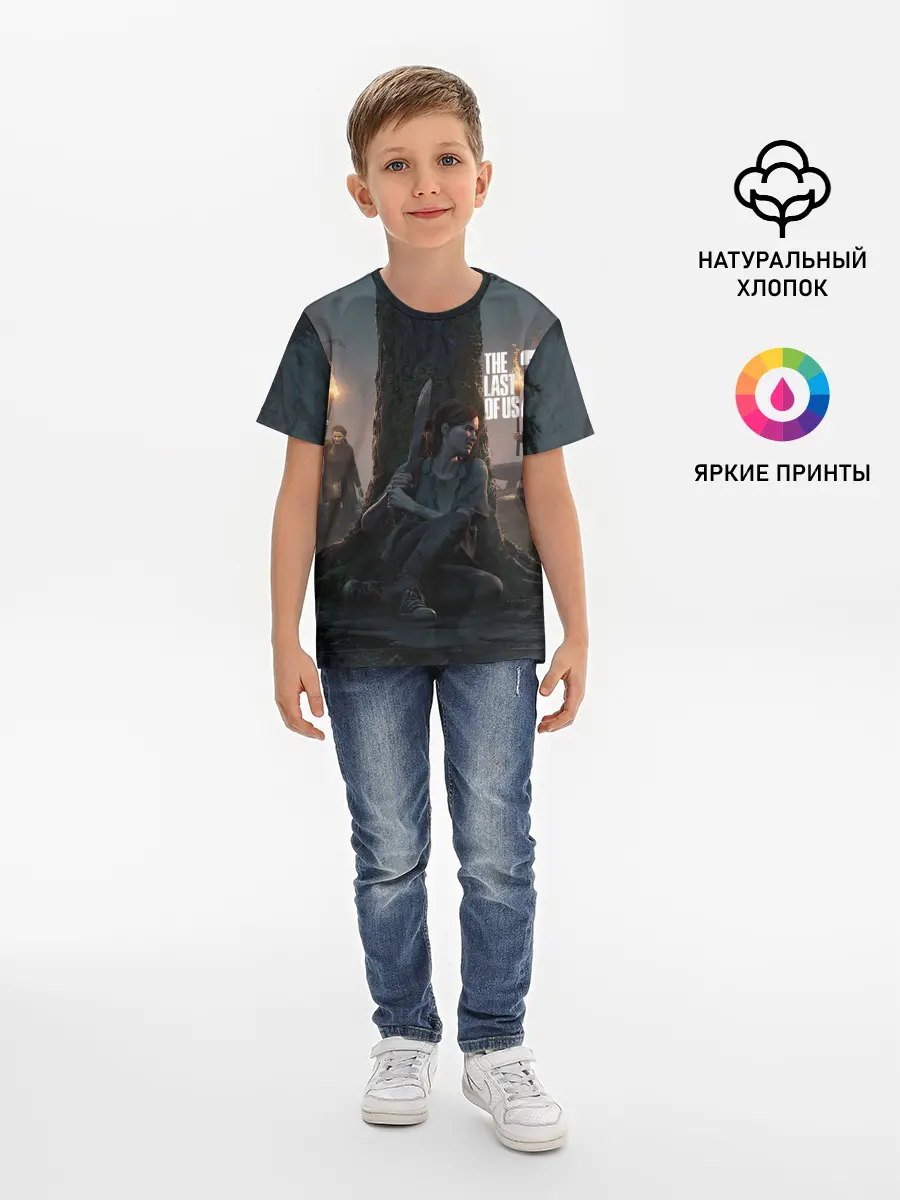 Детская базовая футболка / The last of us 2