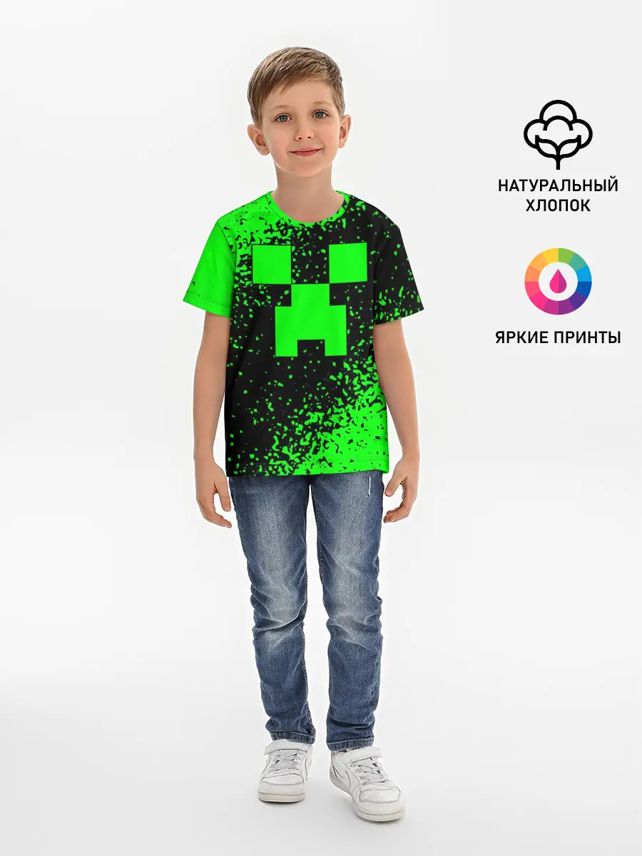 Детская базовая футболка / MINECRAFT