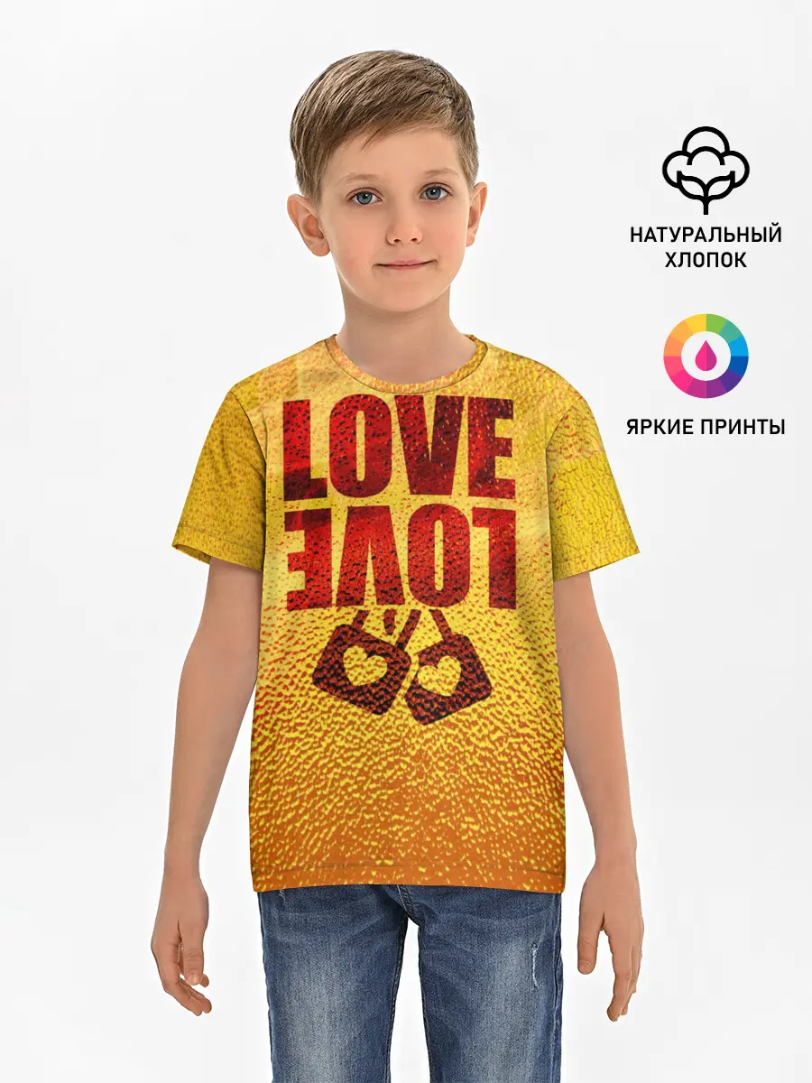 Детская базовая футболка / LOVE