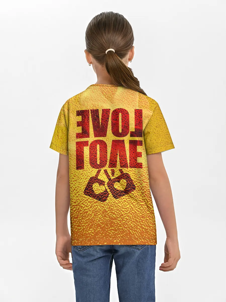 Детская базовая футболка / LOVE